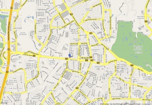 Damansara Reformed Baptist Church Overview Map